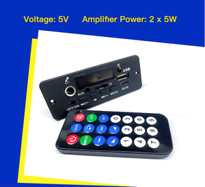 5V 2*5W Karaoke Micrófono WAV MP3 Placa amplificadora de audio 3,7 Módulo decodificador para reproductores de MP3 - Product Image 5