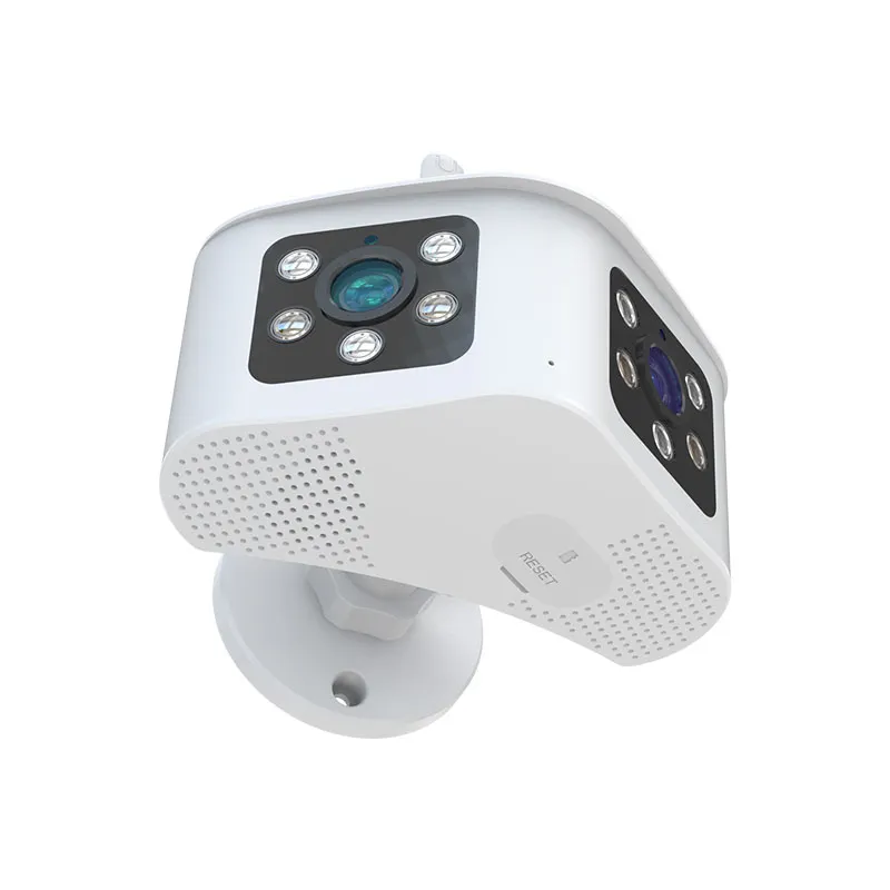 Outdoor Waterproof P2P Connection IP Camera With White Lens Corner Installation