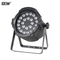 Projecteur LED Par DMX étanche en nylon acrylique 24x12W RGBW 4-en-1 24x18W RGBWAUV 6-en-1 pour événements scéniques extérieurs