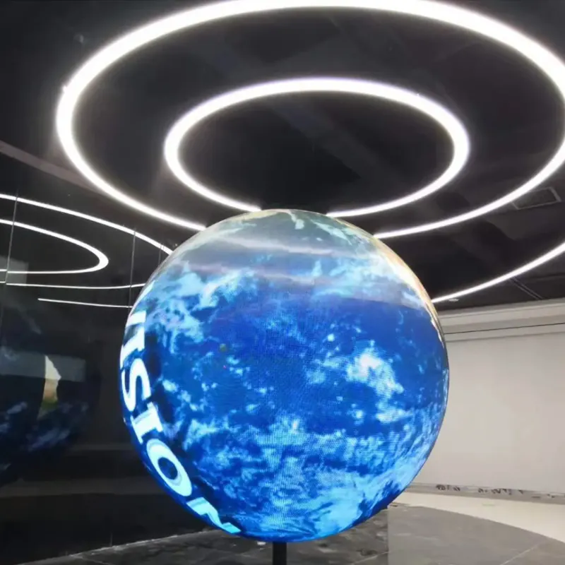 Внутренняя панель Глобальный светодиодный дисплей/круговой СВЕТОДИОДНЫЙ дисплей и открытый Сферический светодиодный дисплей полушария P3 P4