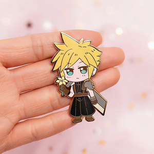 เข็มกลัดโลโก้แบบกำหนดเองราคาโรงงาน ลายการ์ตูนอนิเมะ ชุบทอง เคลือบอีนาเมลแบบนิ่มและแข็ง สำหรับติดเสื้อผ้า - Product Image 4