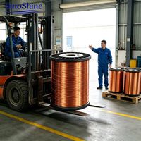 Fil de bobinage en cuivre émaillé rond SinoShine de haute qualité pour moteur de pompe submersible, transformateur, bobine