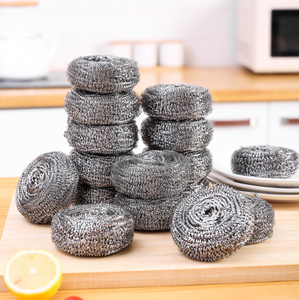 Boule <span class=keywords><strong>de</strong></span> nettoyage en acier inoxydable Offre Spéciale, <span class=keywords><strong>pas</strong></span> <span class=keywords><strong>cher</strong></span>, prix d'usine, 12 rouleaux/sac opp, cuisine <span class=keywords><strong>de</strong></span> qualité sûre, épurateur <span class=keywords><strong>de</strong></span> <span class=keywords><strong>laine</strong></span> en acier pour la vaisselle - Product Image 6