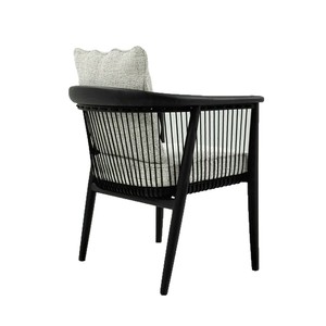 Silla <span class=keywords><strong>de</strong></span> Comedor <span class=keywords><strong>de</strong></span> Madera Negra <span class=keywords><strong>de</strong></span> Lujo - Estilo Moderno <span class=keywords><strong>de</strong></span> Sillón, Versátil para Restaurante, Hotel, Dormitorio y Sala <span class=keywords><strong>de</strong></span> Estar - Product Image 6