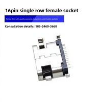 Revitalization Factory Direct Plaque de montage SMT à rangée unique pour connecteur USB Type-C 16 broches avec placage or et étain