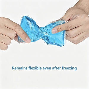 Compresse chaude/froide réutilisable en gel PVC, anti-fuite, compatible <span class=keywords><strong>micro</strong></span>-ondes, pour la maison, l'extérieur, la réduction de la fièvre et la physiothérapie - Product Image 2