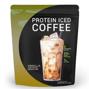 Poudre en vrac de café instantané personnalisée, aromatisée aux épices et aux herbes, pour <span class=keywords><strong>latte</strong></span> glacé ou chaud, riche en protéines, saveur <span class=keywords><strong>caramel</strong></span>, qualité alimentaire, compatible cétogène, sans gluten - Product Image 1