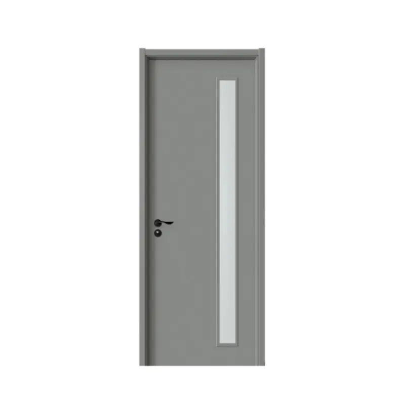 Veneer PVC Melamine Internal Laminated New Product Wood Indoor Solid Interior Modern Wood Doors