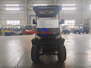 Carrito de Golf de 6 Plazas con Opción Eléctrica y Cinturones de Seguridad para Uso Escolar y Comunitario - Product Image 3