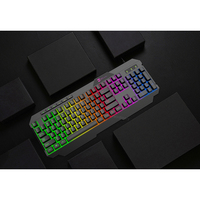 Pabrik OEM Meja Gamer Murah Lampu Latar Led Rgb Ergonomis E Sport Pc Keyboard Gaming
