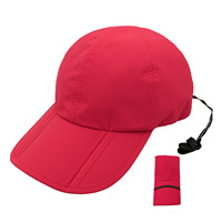 Gorra de béisbol unisex dobby color sólido bordado a mano deporte protector solar
