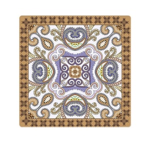 Luxury Foldable Portable Rubber Mahjong Table Mat Non-slip Silent 4-Player Eco-Friendly <b>Entertainment</b> Mat - Product Image 3
