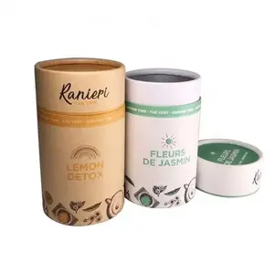 Good Price Quality Eco Friendly Loose Tea Leaf Packaging Custom Logo Round Paper Tube