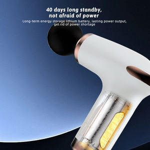 Mini pistola de masaje recargable portátil de alta calidad, 6 velocidades, tejido profundo, relajación muscular, alivio del dolor, batería de 1200mAh, 4 cuerpos - Product Image 6