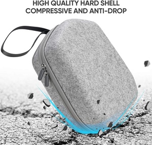 Estuche de juego de EVA duro de viaje portátil personalizado profesional para <span class=keywords><strong>Sony</strong></span> <span class=keywords><strong>PS5</strong></span> <span class=keywords><strong>VR</strong></span> / Apples Visions Pro Games bolsa de transporte para auriculares - Product Image 3