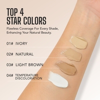 Fond de Teint Liquide Correcteur Anti-Discoloration 30ml Longue Tenue OEM Vente en Gros