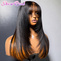 Peluca de Cabello Humano Vietnamita Virgen SDD, Rizos Voluminosos, Densidad 250%, Sin Pegamento, Lista para Usar, Encaje Frontal HD 13x6, Precortada y Predecolorida