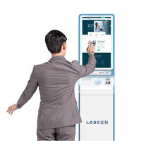 27 32 Inch Self Service Touch Screen Payment Kiosk Card Dispenser Passport Scanner Ticket Printing Cash Coin Recycler Kiosks