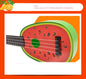 Guitare jouet éducative musicale <span class=keywords><strong>pour</strong></span> <span class=keywords><strong>bébés</strong></span> et enfants, vente en gros, guitare fruit, mini guitare pouvant jouer de l'ukulélé - Product Image 5