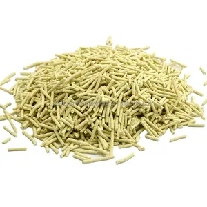 Pea Husk Biodegradable Stripe Shape 6L 2mm Clumping Tofu Cat Litter Plant