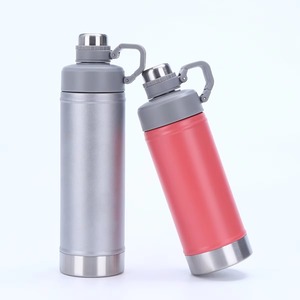 Bouteille isotherme en acier inoxydable 500 ml 750 ml, isolation thermique 6-12 heures, anti-fuite, avec couvercle et paille, portable - Product Image 4