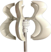 Turbine à 8 pales à usage domestique 20kw 10kw Prix de l'éolienne Éoliennes à axe vertical Système d'énergie solaire hybride