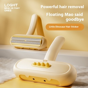 Nhỏ hình con vịt hiệu quả hai mặt động vật di động Lint vật nuôi tẩy lông con lăn công cụ làm sạch 2025 - Product Image 1
