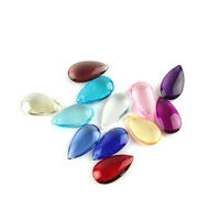 50mm multicolore en option cristal goutte de pluie pendentif amande goutte pendentif cristal lustre éclairage verre lampe accessoires