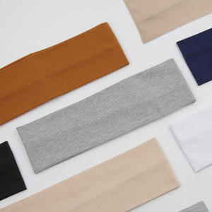 DOWELL, diadema deportiva <span class=keywords><strong>de</strong></span> algodón para adultos personalizada, banda elástica coreana para Yoga para hombres y mujeres, diadema cómoda sin <span class=keywords><strong>corte</strong></span> - Product Image 4