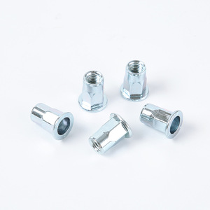 Tuerca Remachable Minglian de Cabeza Plana, Roscada, Galvanizada, de Acero al Carbono Grado A, con Orificio Pasante, para Equipos de Comunicación - Product Image 4
