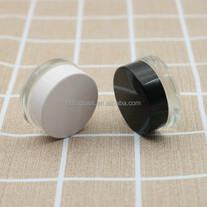 Frascos concentrados de 1 gramo, 3ml, 5ml, 7ml, frascos de vidrio grueso de perfil bajo, recipientes <span class=keywords><strong>con</strong></span> tapas de aluminio y metal - Product Image 1