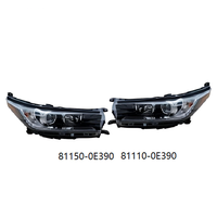 Ensemble de phares halogènes pour Toyota Highlander 2018, remplacement OEM, phare avant gauche et droit, lampe automobile