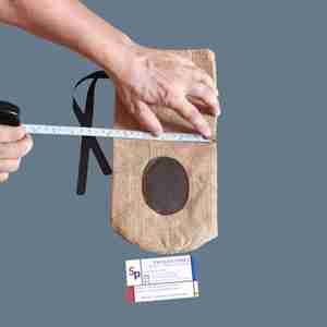Sacs à cordon réutilisables et portables Strategy by Design (matière en jute) - Résistants à l'eau pour un nettoyage et une organisation plus faciles - Product Image 3
