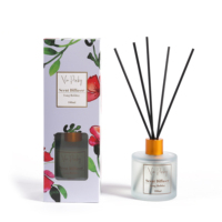 Diffuseur de roseaux aromatiques Via Pinky 100ml, Huile essentielle naturelle longue durée pour les fêtes, Parfum d'ambiance longue durée, Cadeau, OEM, Marque privée