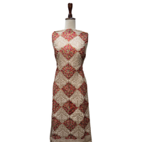Costume brodé tendance pour femmes, cousu à la machine, tenue traditionnelle 3 pièces, design de tissu personnalisé, OEM ODM, vente en gros, fournisseur d'usine