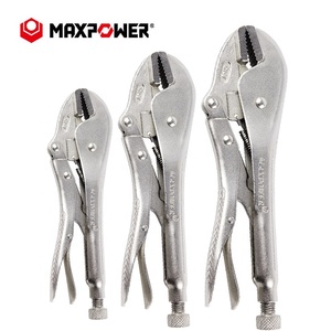 Maxpower-Alicates de bloqueo de mandíbula recta, alta calidad, cromo, 7 pulgadas, para condiciones de trabajo resistentes - Product Image 3