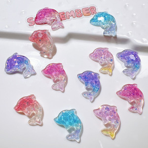 Hỗn hợp thiết kế thái lát cá heo khuôn nhựa Keyring nhựa thủ công quyến rũ nhựa cho trang trí - Product Image 4