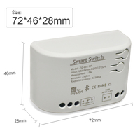 F0202 Module de commutation Zigbee 1CH AC/DC 7-32V Smart Switch Fonctionne avec la commande vocale Zigbee Bridge par Alexa