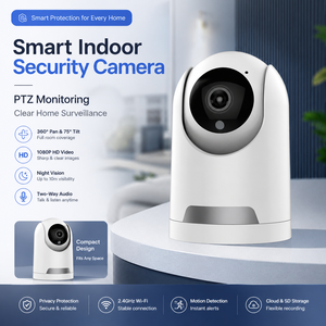 Caméra de sécurité WiFi double éclairage, détection de mouvement PIR, vision nocturne couleur, CMOS 355, grand angle, stockage Cloud/<span class=keywords><strong>Micro</strong></span> SD, faible détection humaine - Product Image 6