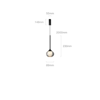 Lampe suspendue moderne en acrylique, luminaire de chevet de luxe, lustre pour escalier, Acrobat