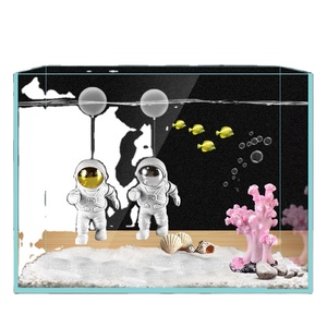 Ornements de Réservoir de Poissons Astronaute <span class=keywords><strong>Suspendu</strong></span> en Plastique Eau Flottant Micro Paysage <span class=keywords><strong>Aquarium</strong></span> Décorations Accessoires - Product Image 1