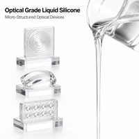 Caoutchouc de silicone liquide optique haute transparence DSA-7180, dureté Shore A 80, pour pièces structurelles optiques à haute dureté