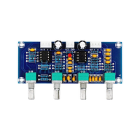 XH-A901 NE5532 Papan Tone Preamp Pre-amp dengan Penyesuaian Volume Treble Bass Pengontrol Nada Pre-amplifier untuk Papan Amplifier