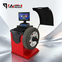 Machine d'équilibrage de pneus AnTool, machine d'équilibrage automatique des roues de voiture, équilibreuse de pneus avec écran LCD pour la réparation