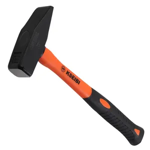 KSEIBI High Quality OEM Manufacturer Safety Non Sparking Hand Tool Steel Hammer Engineers' Hammer