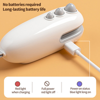Mini-scelleuse alimentaire portable USB rechargeable avec coupe-sac intégré pour cuisine et pique-nique