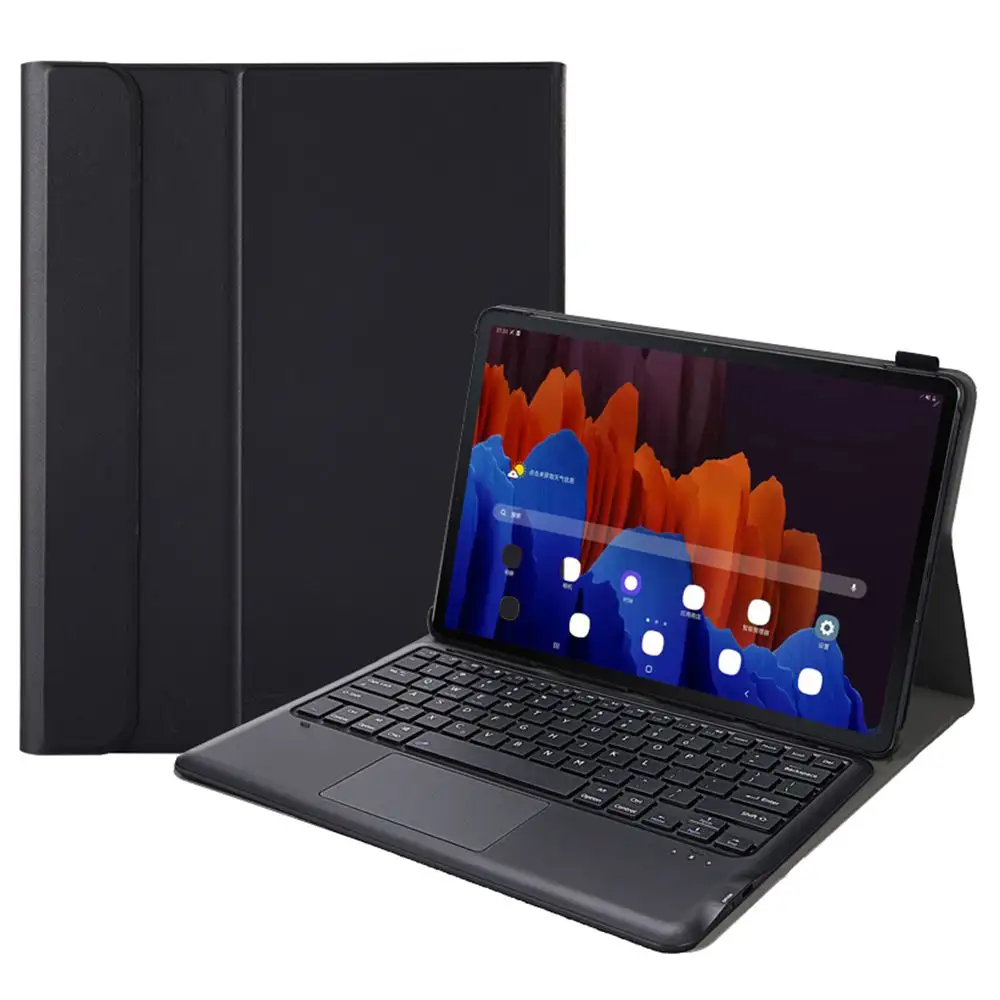 Custodia per Tablet per Samsung tab S8 plus X800 x805 e S7 Fe t730 t736 S7 plus t970 t975 divisa con tastiera Wireless touch BT