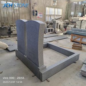 Style europé<span class=keywords><strong>en</strong></span> personnalisé gris foncé G654 granit cimetière pierre tombale pierre tombale sculpté à la main <span class=keywords><strong>monument</strong></span> commémoratif - Product Image 6