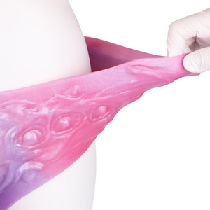 SHAZ Fantasy Hollow Penis Harness Pants Silicone Form for Penis Enlargement Delay Ejaculation Erotic Cosplay Penis Extender - Product Image 5