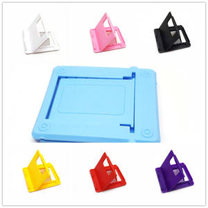 Soporte <span class=keywords><strong>de</strong></span> teléfono ABS portátil ajustable plegable soporte <span class=keywords><strong>de</strong></span> teléfono móvil perezoso para iPhone para Samsung impermeable utilizable para escritorio al aire libre - Product Image 2